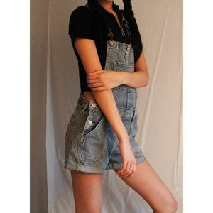 HOLLISTER XS Boyfriend Short Overall NWT